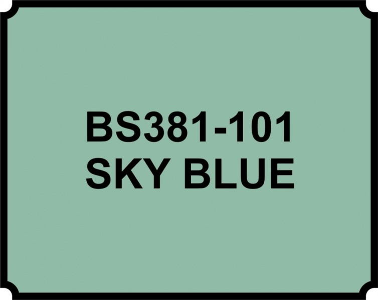Sky Blue BS381 101 Aerosol Paint